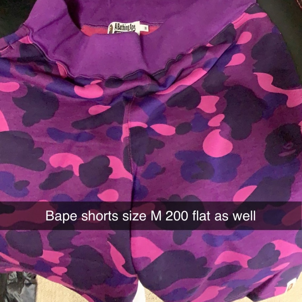 Bape shorts size M